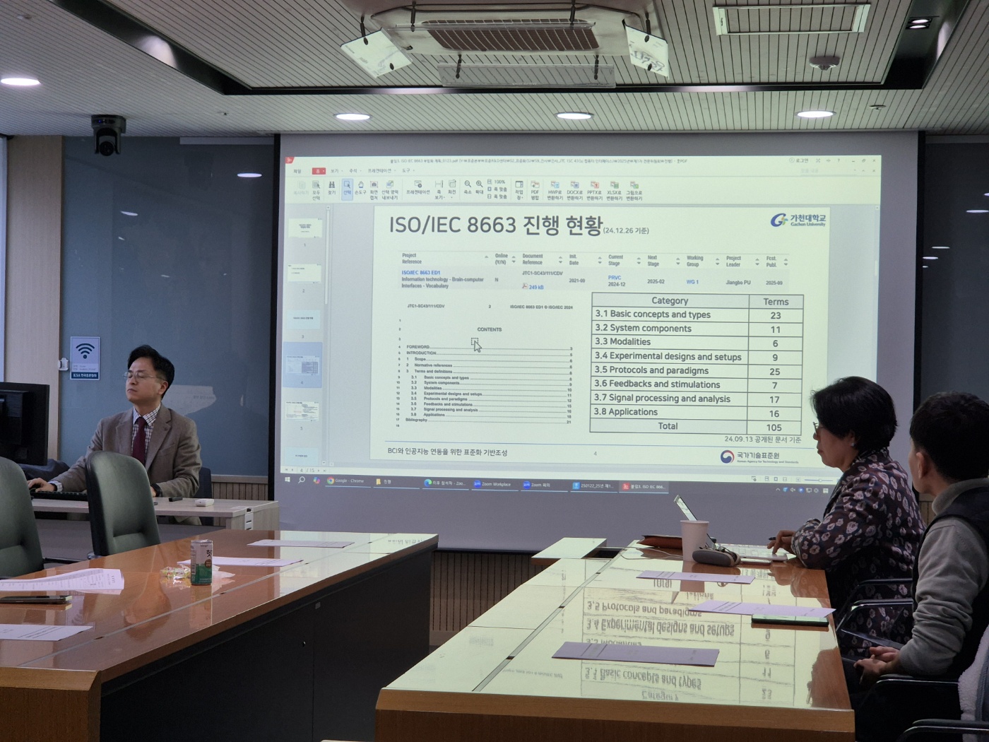 한국표준협회 방문 미팅 및 BCI-AI 표준화 연구 교류 사진 2